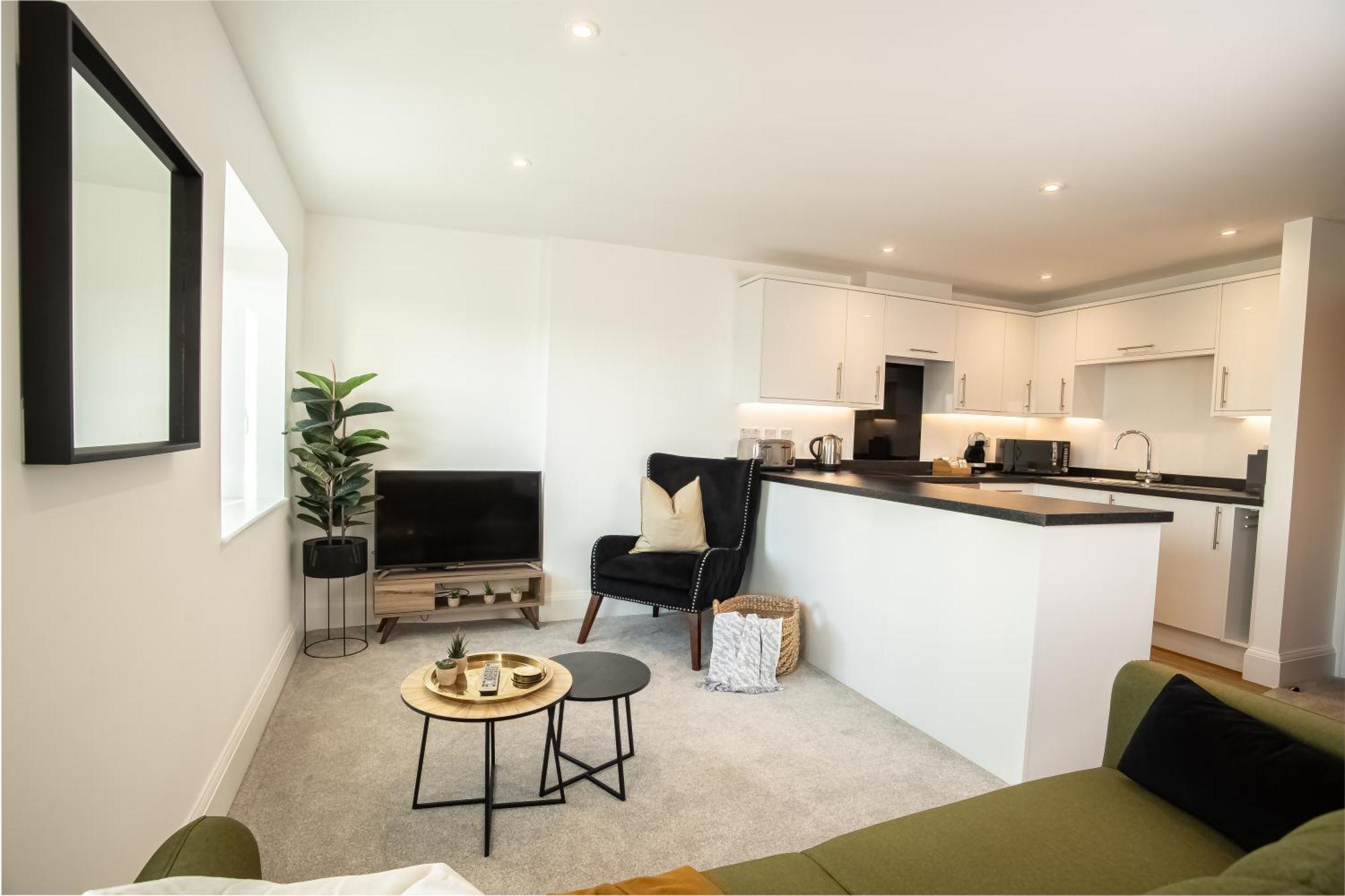 Luxe Central Overlooking Harbour Near Babbacoombe Beach Apartment Torquay
