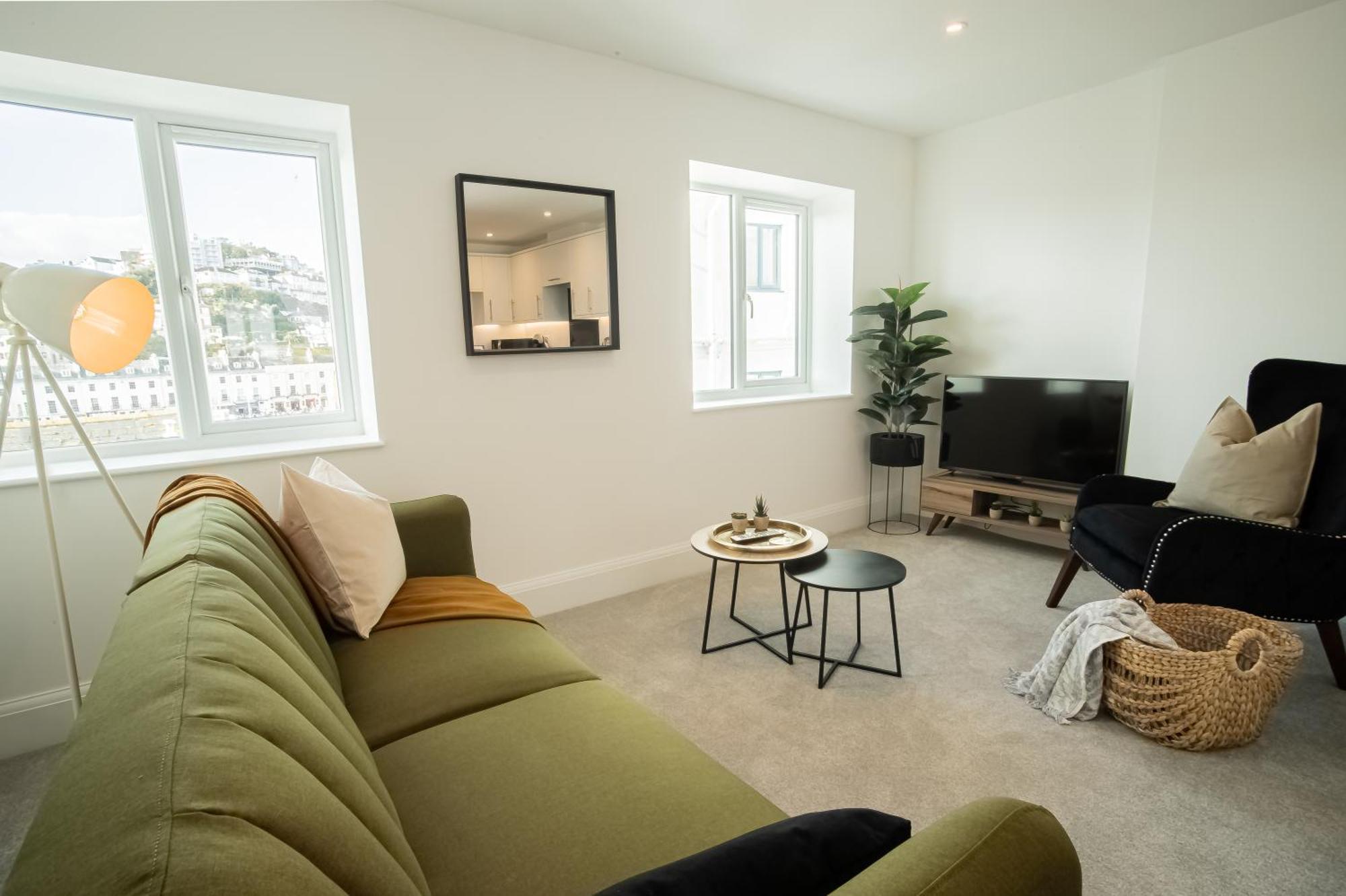 Luxe Central Overlooking Harbour Near Babbacoombe Beach Torquay