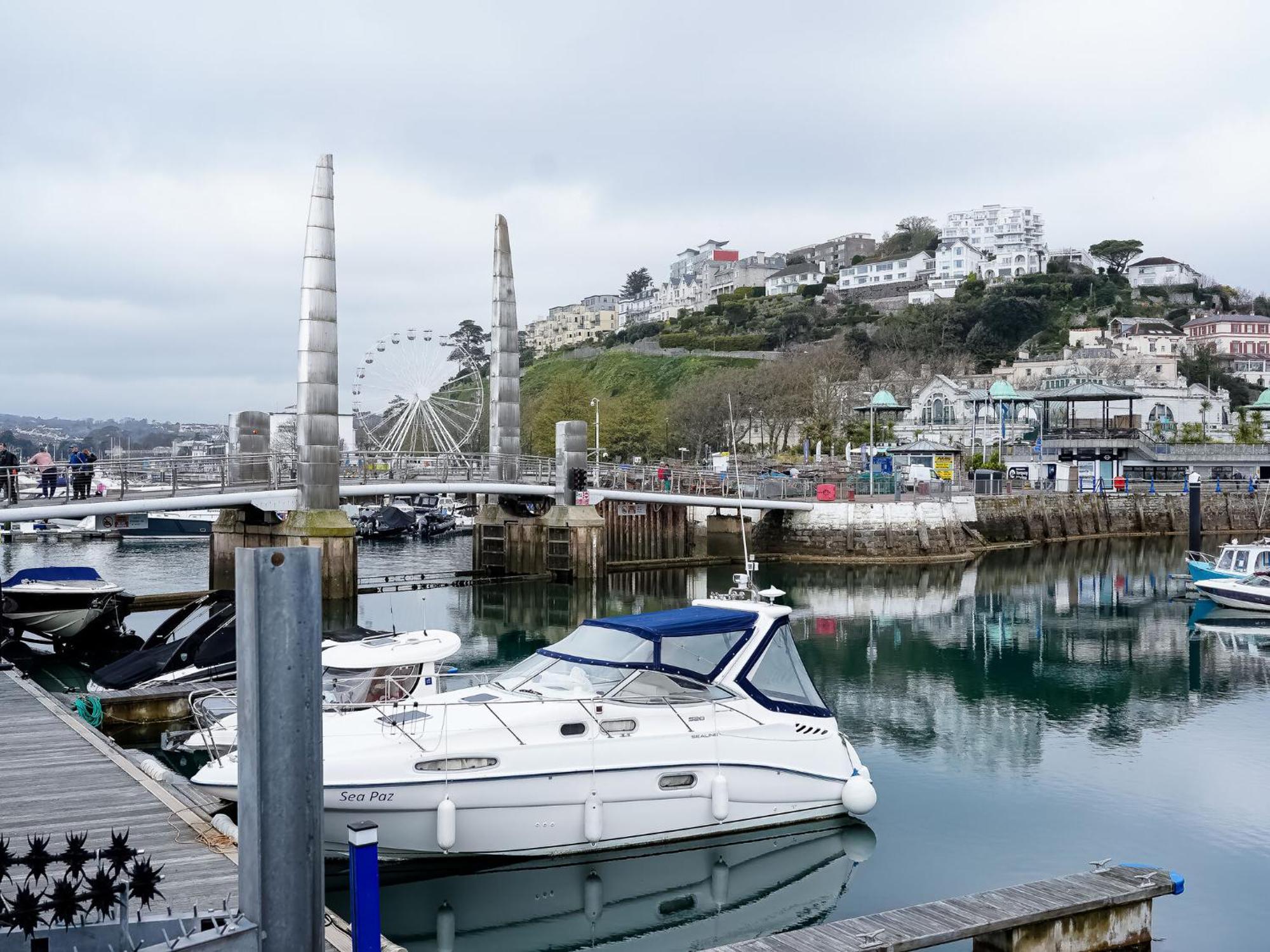 Apartment Luxe Central Overlooking Harbour Near Babbacoombe Beach Torquay
